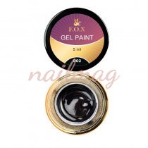 Гель-краска Gel paint FOX №2 (черный), 5 мл