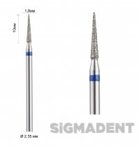 Фреза алмазная 166 (Голка) розмір 018 (1шт) ASF