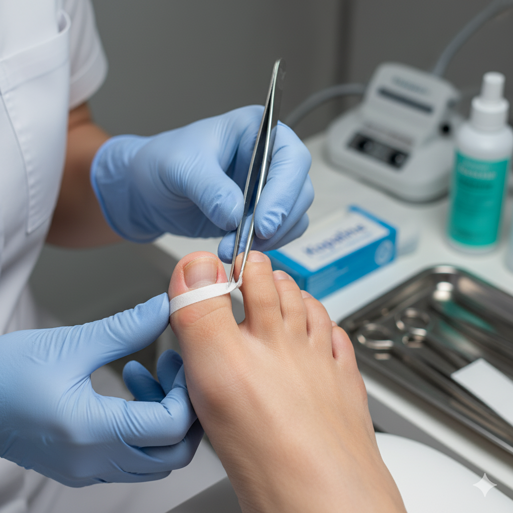 Оніхокриптоз - врослий ніготь - причини, стадії та методи корекції