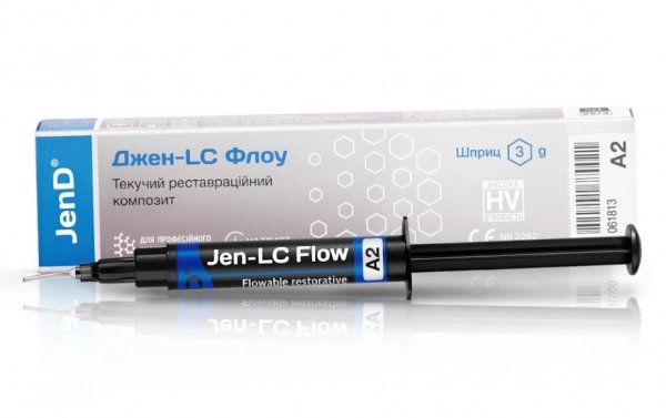 Композит світлотвердуючий густий Jen LC Flow HV, 3 мл - фотография товара. Купить с доставкой в интернет магазине Nailmag 