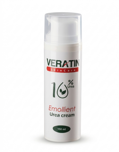 Крем пом'якшуючий Veratin Emollient Urea cream 10%, 150 мл - фотография товара. Купить с доставкой в интернет магазине Nailmag 