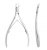 Кусачки Staleks для шкіри вигнуті NE-80-6