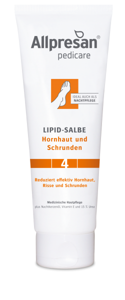 Ліпідна мазь від мозолей та тріщин Allpresan Lipid Ointment, 125 мл - фотография товара. Купить с доставкой в интернет магазине Nailmag 