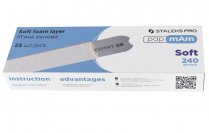 Набор сменных чехлов DFCE-20-240/25w белые на мягкой основе для прямой пилки, 240 грит (25 шт/уп)