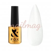 Базовое покрытие FOX Cover Base Shimmer 001 (Белый), 14 мл