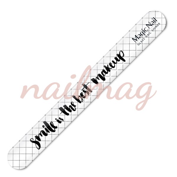 Cтеклянная пилочка MagicNail /N-11/ Smile - фотография товара. Купить с доставкой в интернет магазине Nailmag 