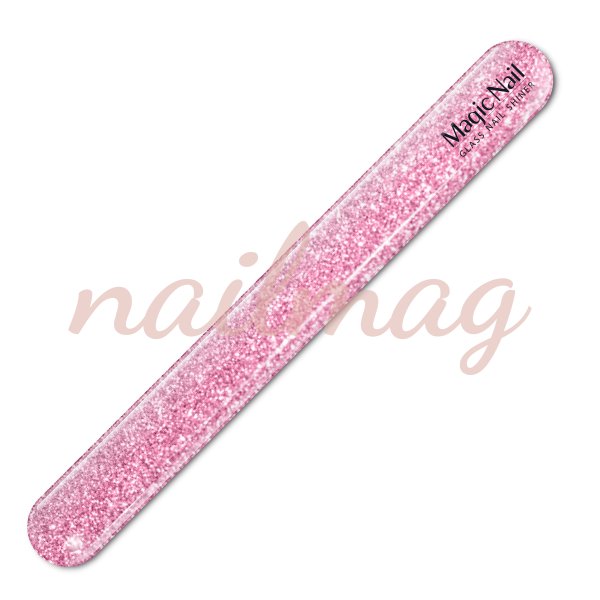 Cтеклянная пилочка MagicNail /S-10/ Розовая - фотография товара. Купить с доставкой в интернет магазине Nailmag 