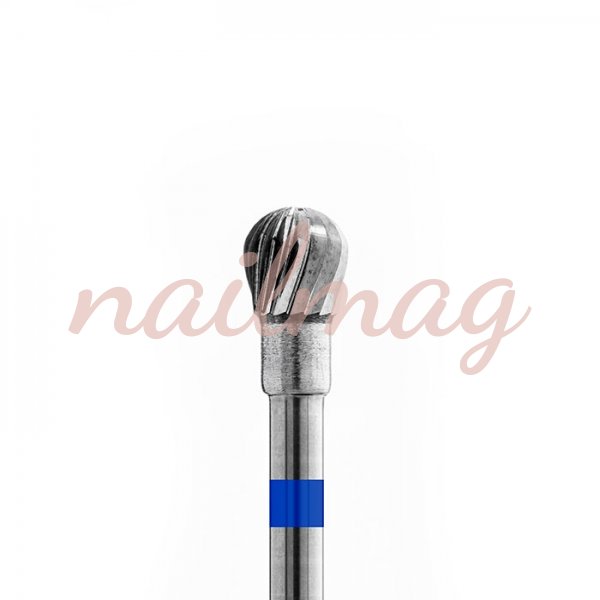Фреза твердосплавная (шар) 4,0 мм синяя - фотография товара. Купить с доставкой в интернет магазине Nailmag 