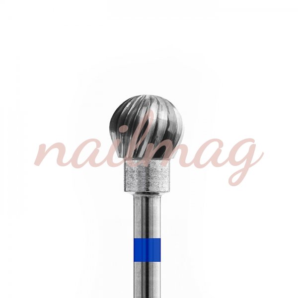 Фреза твердосплавная (шар) 6,0 мм синяя - фотография товара. Купить с доставкой в интернет магазине Nailmag 