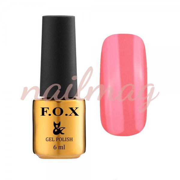 Гель-лак FOX для ногтей №063, Коралловая эмаль, 6мл - фотография товара. Купить с доставкой в интернет магазине Nailmag 