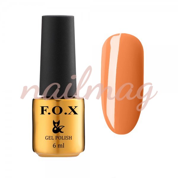 Гель-лак FOX для ногтей Euphoria №602, Оранжевый, 6мл - фотография товара. Купить с доставкой в интернет магазине Nailmag 
