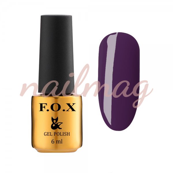 Гель-лак FOX для ногтей Euphoria №608, Буряковый, 6мл - фотография товара. Купить с доставкой в интернет магазине Nailmag 