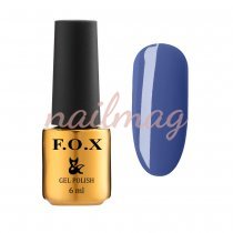 Гель-лак FOX для нігтів Euphoria №609, 6мл, Джинсовий, 6мл.
