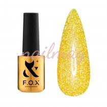 Гель-лак FOX для нігтів Flash №015, Жовтий, 5мл