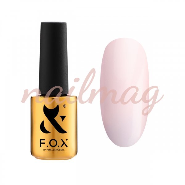 Гель-лак FOX для ногтей FRENCH Classic №004, Розово-молочный, 7мл