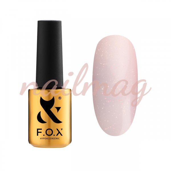 Гель-лак FOX для ногтей FRENCH Classic №006, Розовый с шиммером, 7мл - фотография товара. Купить с доставкой в интернет магазине Nailmag 