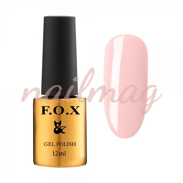 Гель-лак FOX для ногтей FRENCH Panna Cotta №003, Светло-розовый, 12мл
