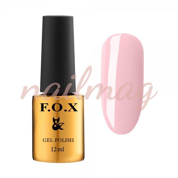 Гель-лак FOX для ногтей FRENCH Panna Cotta №004, Розовый, 12мл