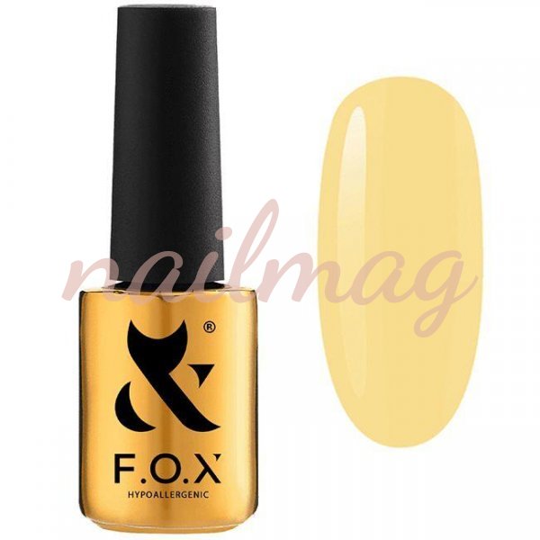 Гель-лак FOX Spectrum №018 Humorist (Ніжно-жовтий), 7мл - фотография товара. Купить с доставкой в интернет магазине Nailmag 
