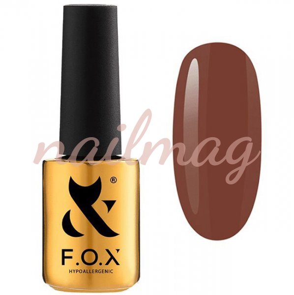 Гель-лак FOX Spectrum №034 Luxury (Червоно-коричневий), 7мл - фотография товара. Купить с доставкой в интернет магазине Nailmag 