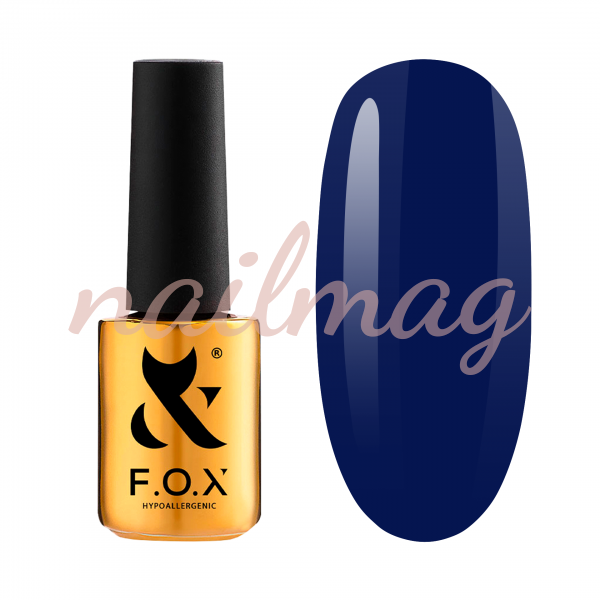 Гель-лак FOX Spectrum №129 Midnight (Синій), 7мл - фотография товара. Купить с доставкой в интернет магазине Nailmag 