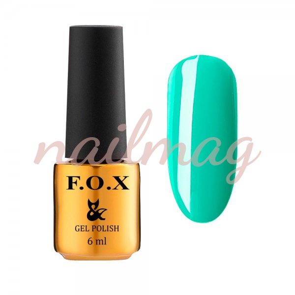 Гель-лак FOX Vitamins №582 (Ментоловый), 6мл - фотография товара. Купить с доставкой в интернет магазине Nailmag 
