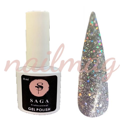 Гель-лак SAGA для ногтей Fianit, 8мл - фотография товара. Купить с доставкой в интернет магазине Nailmag 
