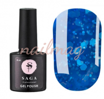 Гель-лак SAGA для нігтів Marmelad №10 (Синій), 9мл