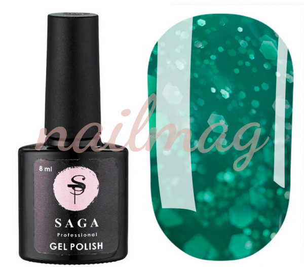 Гель-лак SAGA для нігтів Marmelad №11 (Зелений), 9мл - фотография товара. Купить с доставкой в интернет магазине Nailmag 