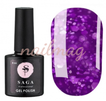 Гель-лак SAGA для ногтей Marmelad №9 (Фиолетовый), 9мл