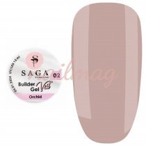 Гель моделирующий Saga Builder Gel Veil №02 (розовый), 15 мл