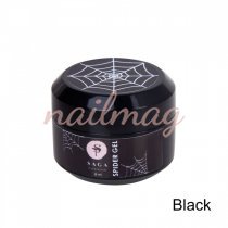 Гель-паутинка Saga Professional Spider Black (черный), 8мл