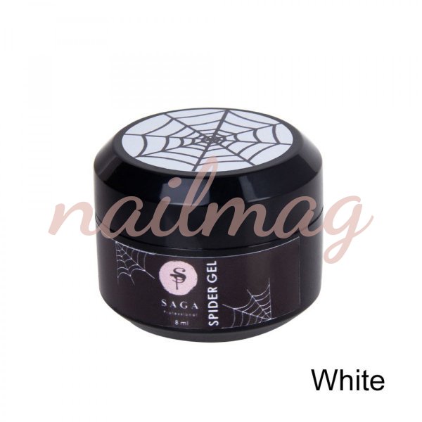 Гель-павутинка Saga Professional Spider White (білий), 8мл