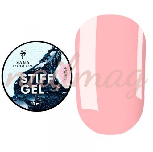 Гель-желе для моделювання Saga Jelly Gel Stiff Barbie №6, рожевий, 13мл