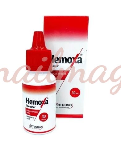 Гемокса рідина, HEMOXA, 30 мл - фотография товара. Купить с доставкой в интернет магазине Nailmag 