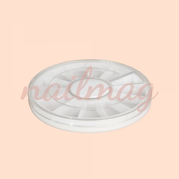 Контейнер-карусель круглий на 12 осередків - фотография товара. Купить с доставкой в интернет магазине Nailmag 