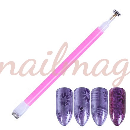 Магніт-ручка для лаків ЦВЕТОЧЕК, рожевий - фотография товара. Купить с доставкой в интернет магазине Nailmag 