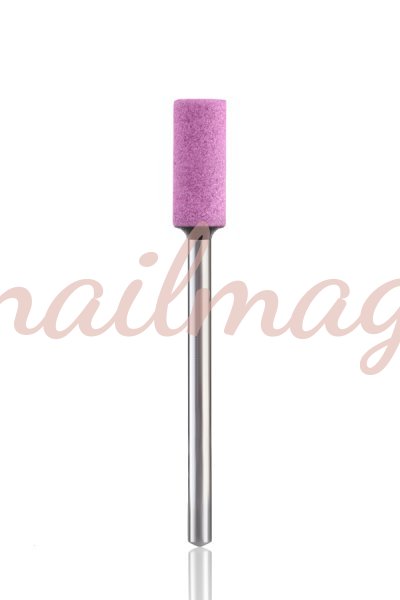 Насадка корундова 20513 (рожева) циліндр - фотография товара. Купить с доставкой в интернет магазине Nailmag 