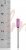 Насадка корундовая 20513 (розовая) цилиндр - фотография товара. Купить с доставкой в интернет магазине Nailmag 2