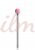 Насадка корундовая 206 (розовая) шарик - фотография товара. Купить с доставкой в интернет магазине Nailmag 