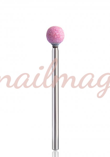 Насадка корундовая 207 (розовая) шарик - фотография товара. Купить с доставкой в интернет магазине Nailmag 