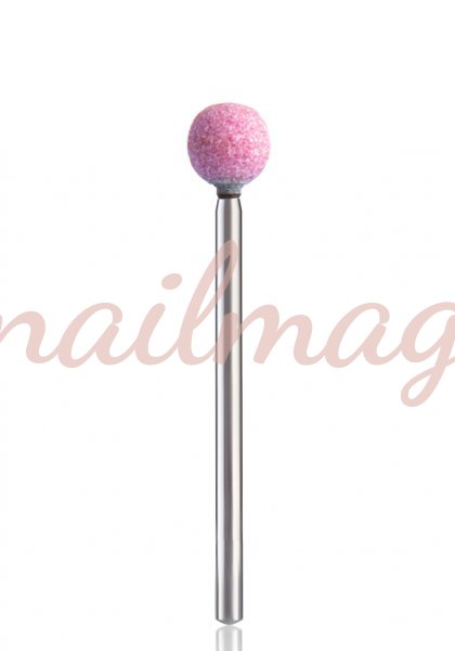 Насадка корундовая 208 (розовая) шарик - фотография товара. Купить с доставкой в интернет магазине Nailmag 