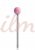 Насадка корундовая 210 (розовая) шарик