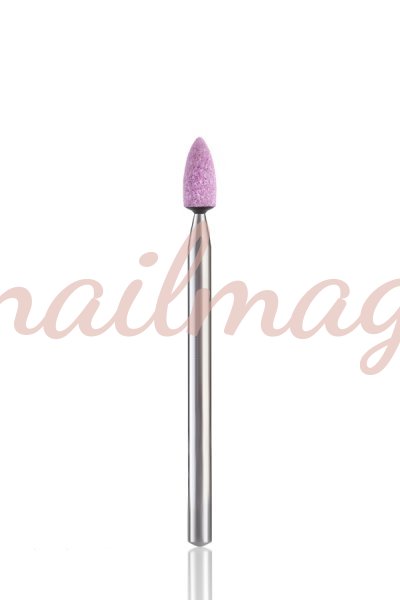Насадка корундовая 661Р (розовая) пуля - фотография товара. Купить с доставкой в интернет магазине Nailmag 