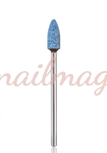 Насадка корундовая 664В (синяя) пуля - фотография товара. Купить с доставкой в интернет магазине Nailmag 