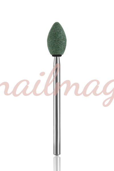 Насадка корундовая 710G (зеленая) груша - фотография товара. Купить с доставкой в интернет магазине Nailmag 