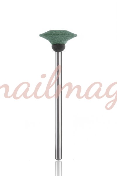 Насадка корундова 722G (зелена) лінза - фотография товара. Купить с доставкой в интернет магазине Nailmag 