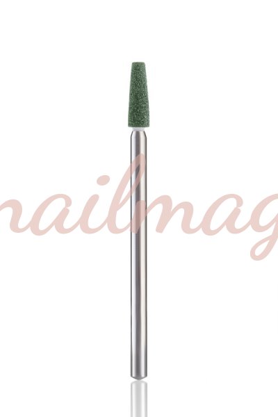 Насадка корундовая GН10 (зеленая) конус усеченный - фотография товара. Купить с доставкой в интернет магазине Nailmag 