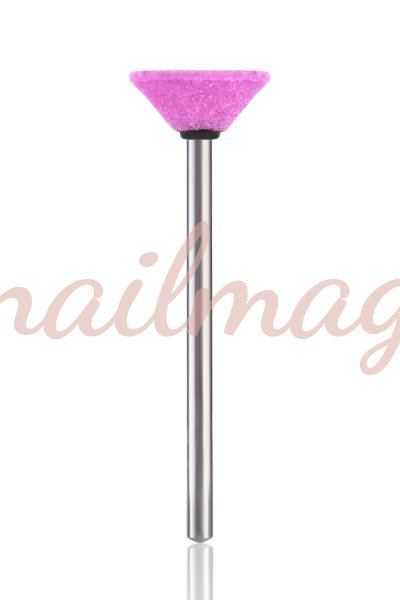 Насадка корундовая Р04 (розовая) обратный конус - фотография товара. Купить с доставкой в интернет магазине Nailmag 