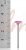 Насадка корундова Р05 (рожева) лінза - фотография товара. Купить с доставкой в интернет магазине Nailmag 2